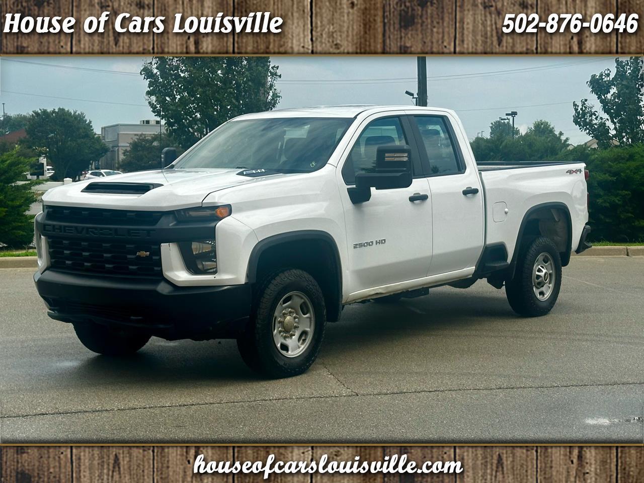 Chevrolet Silverado 2500HD 4WD Double Cab 149" Work Truck 2020