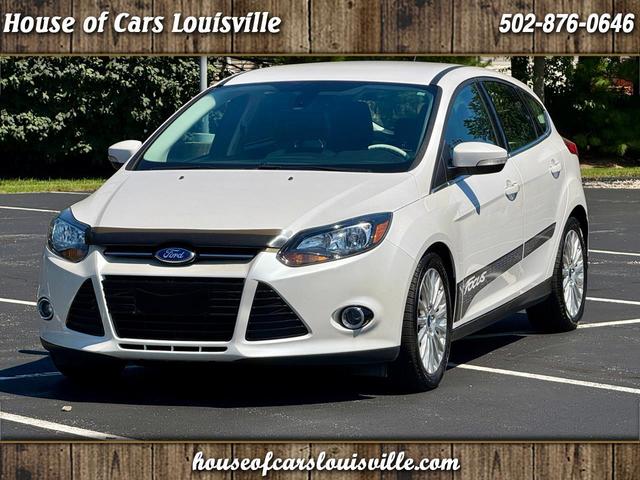 White 2012 Ford Focus Hatchback Front-Wheel Drive Automatic