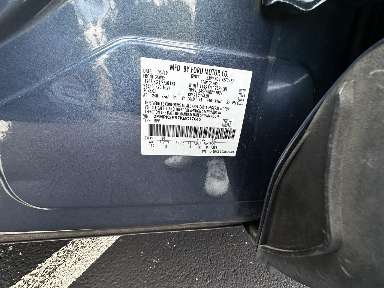 Ford Edge Titanium FWD 2019