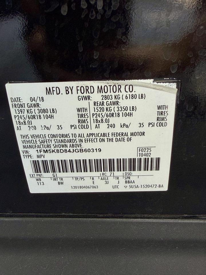 Ford Explorer 4dr XLT 4WD 2018