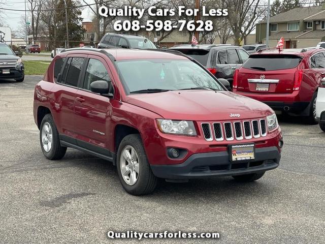 Red (Burgundy) 2017 Jeep Compass Sport 4WD SUV / Crossover Four-Wheel Drive Automatic