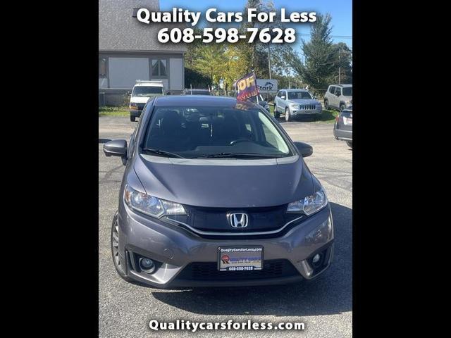 Gray 2015 Honda Fit Hatchback Front-Wheel Drive Automatic