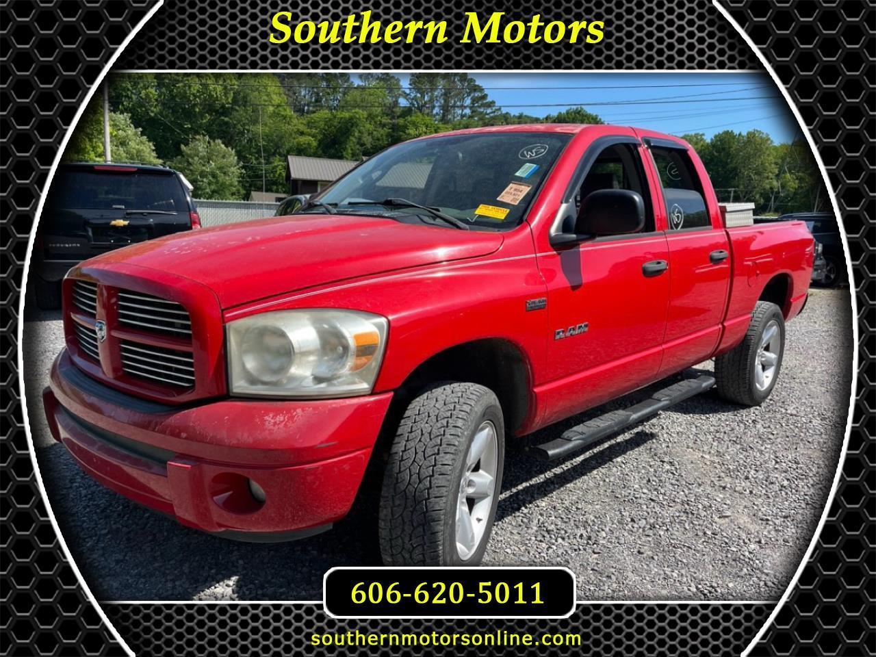 Dodge Ram 1500 SXT Quad Cab Long Bed 4WD 2008