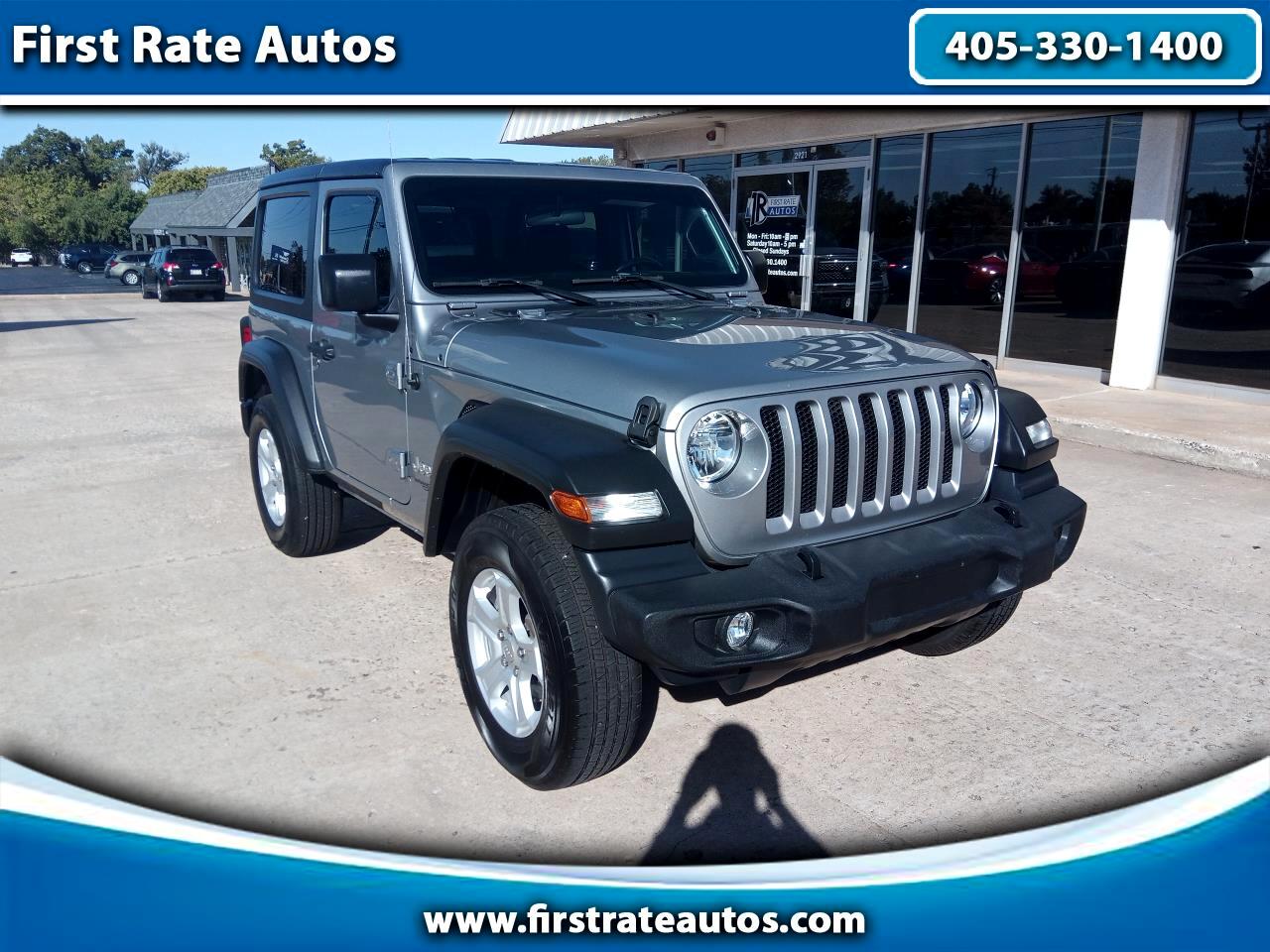 Used 2020 Jeep Wrangler Sport S 4x4 for Sale in Oklahoma City OK 73120  First Rate Autos