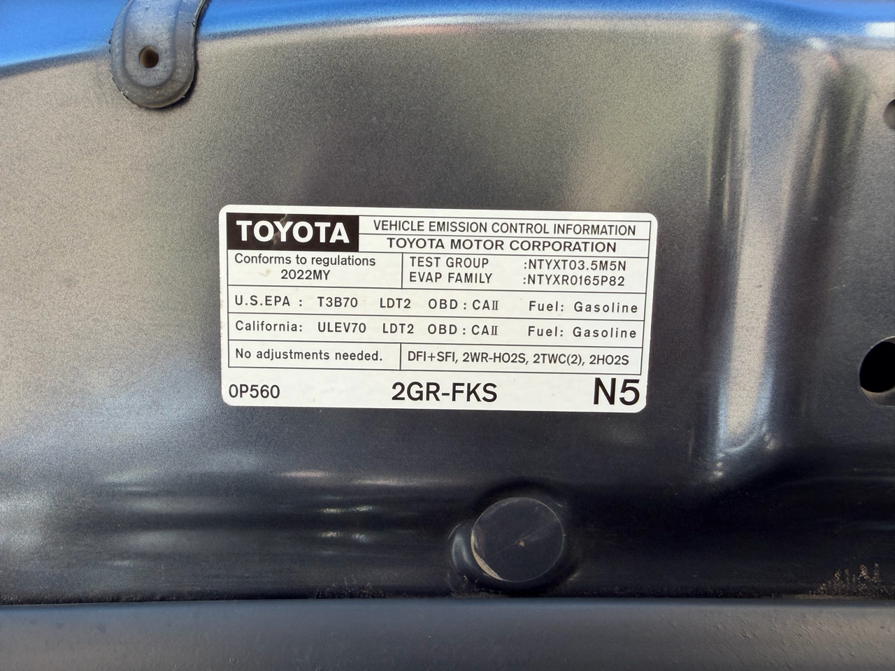 Toyota Tacoma 4WD SR5 Double Cab 5' Bed V6 AT (Natl) 2022