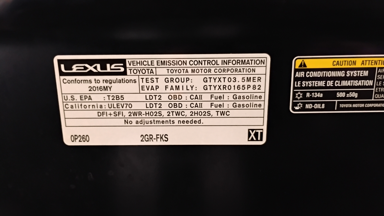 Lexus RX 350 4D SUV AWD 2016