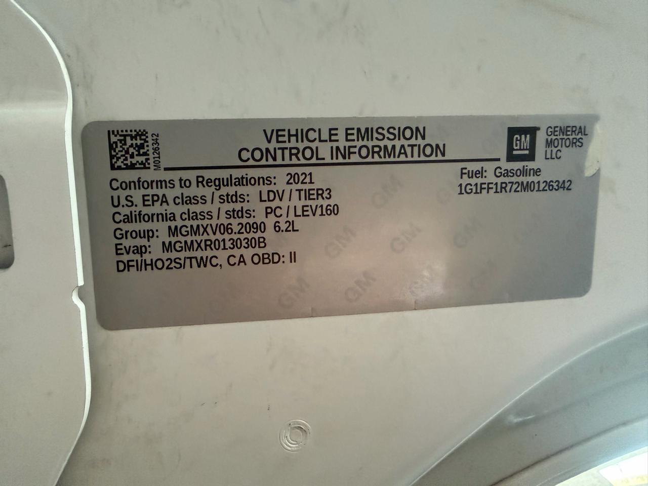 Chevrolet Camaro 2dr Cpe 1SS 2021