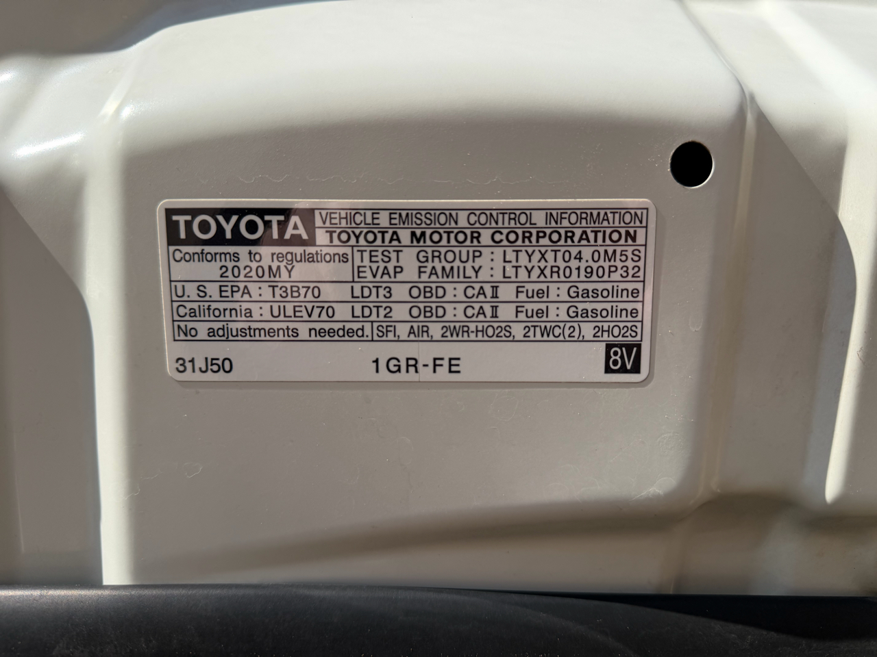 Toyota 4Runner SR5 4WD V6 2020