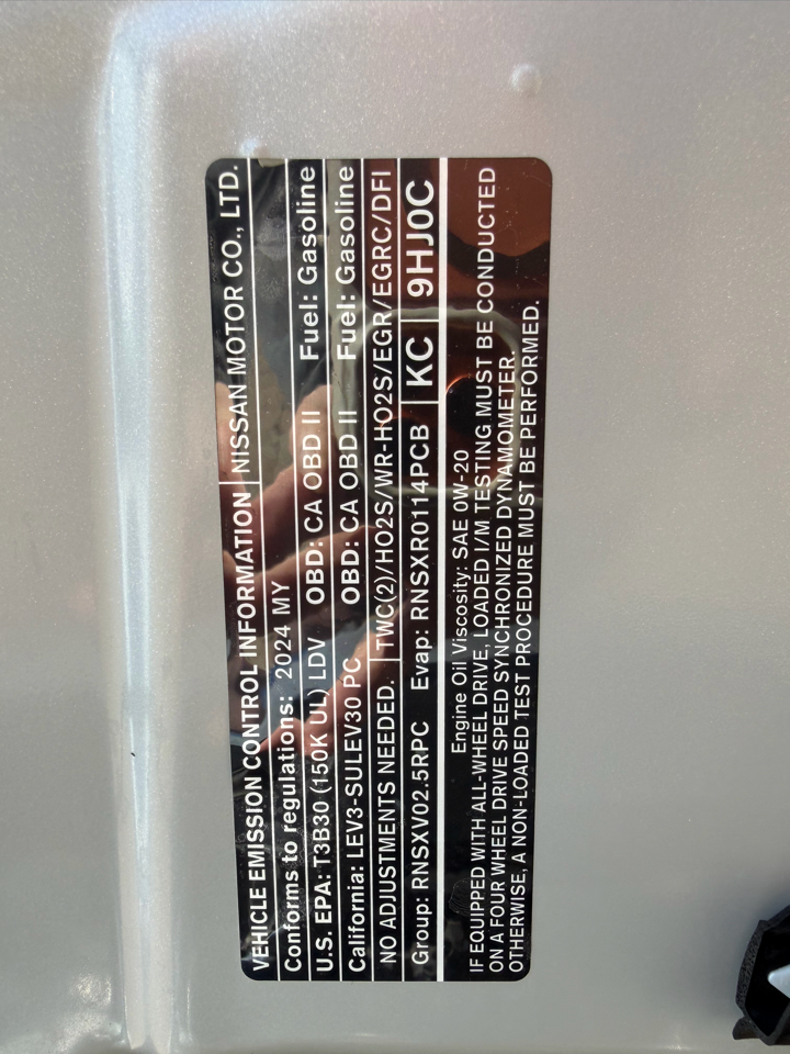 Nissan Altima 2.5 SV Sedan 2024