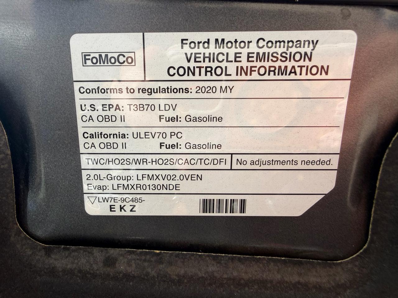 Ford Fusion Titanium FWD 2020