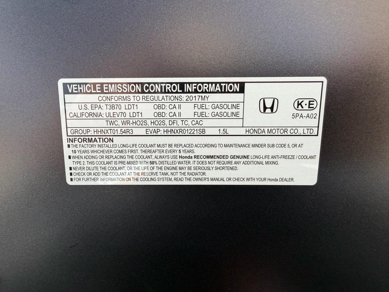 Honda CR-V EX-L 2WD 2017
