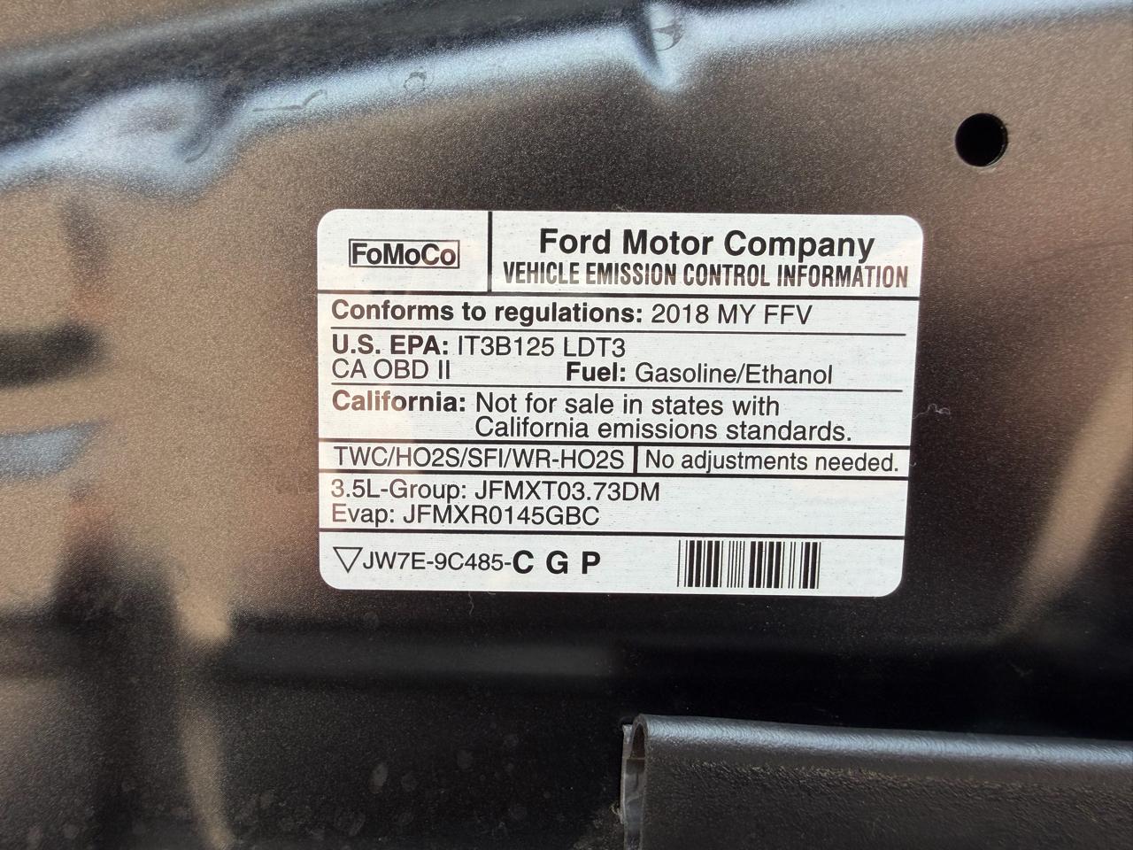 Ford Explorer XLT FWD 2018