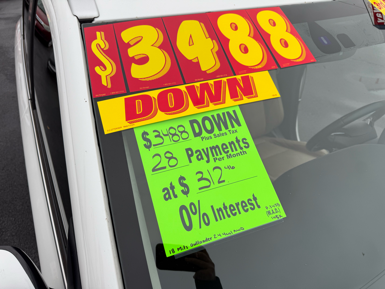 Mitsubishi Outlander SEL AWD 2018