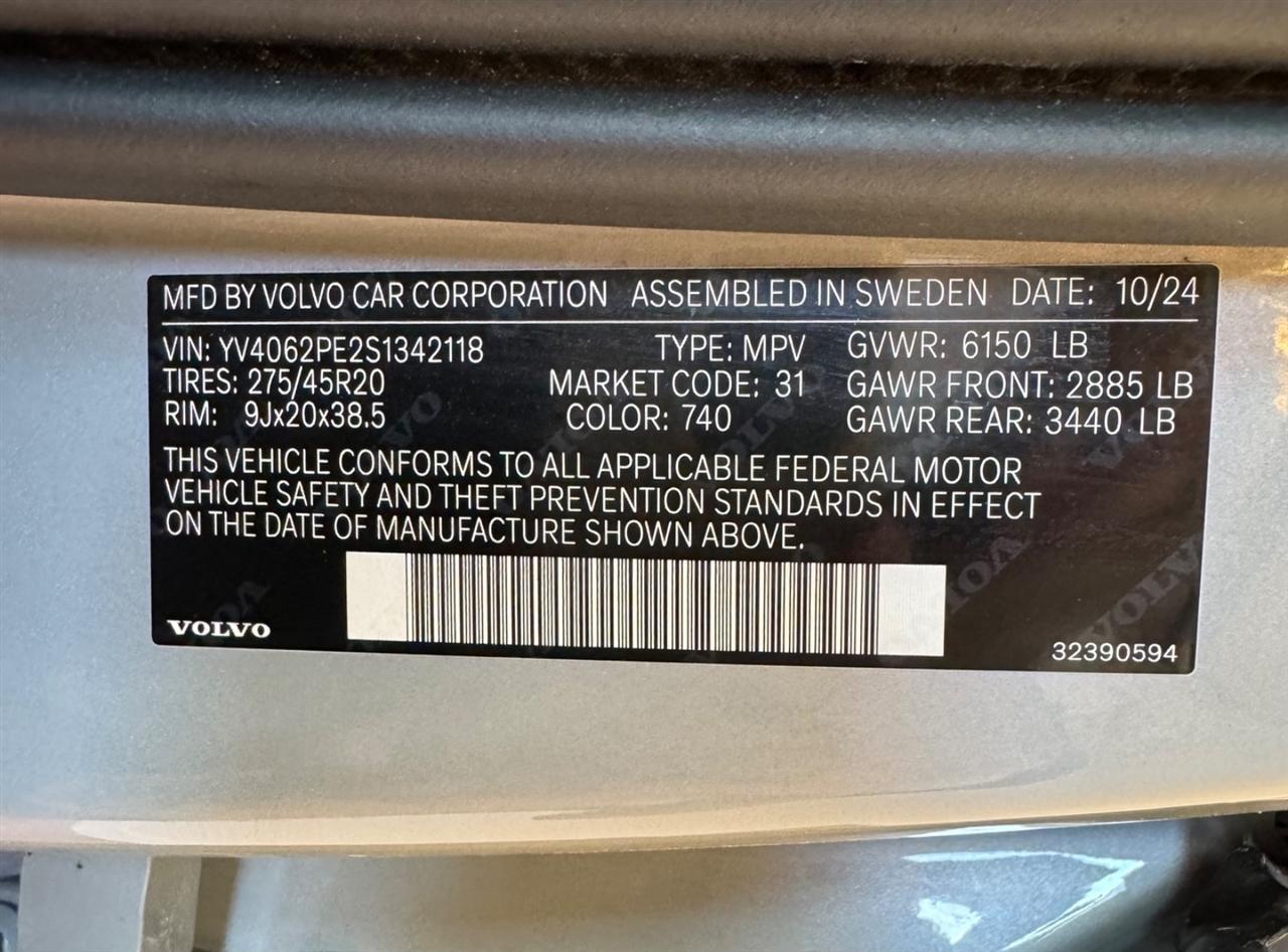 Volvo XC90 B6 AWD Plus 7-Seater 2025