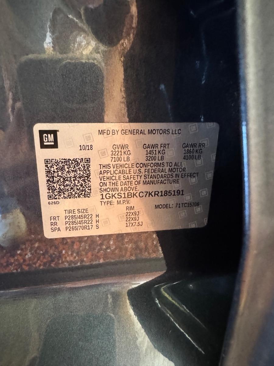 GMC Yukon 2WD 4dr SLT 2019