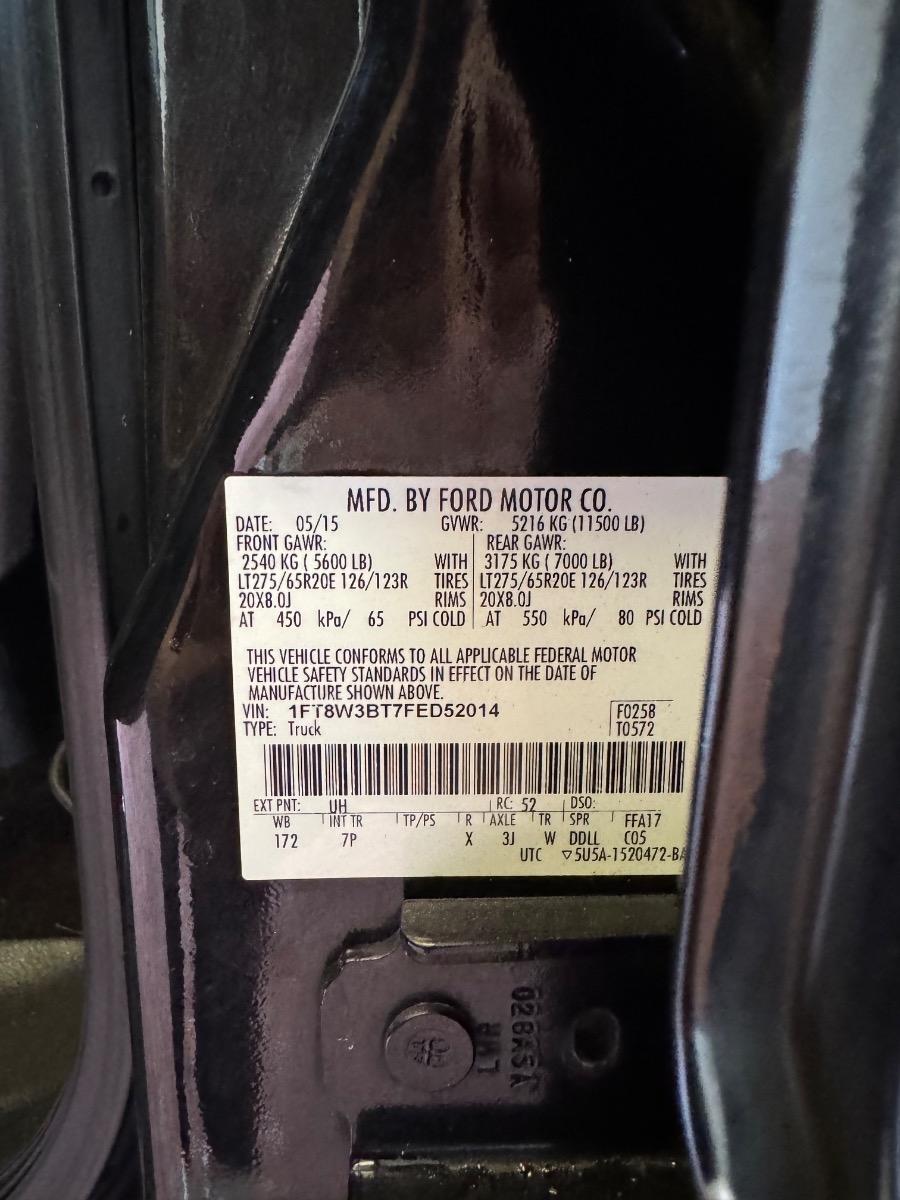 Ford Super Duty F-350 SRW 4WD Crew Cab 156" King Ranch 2015