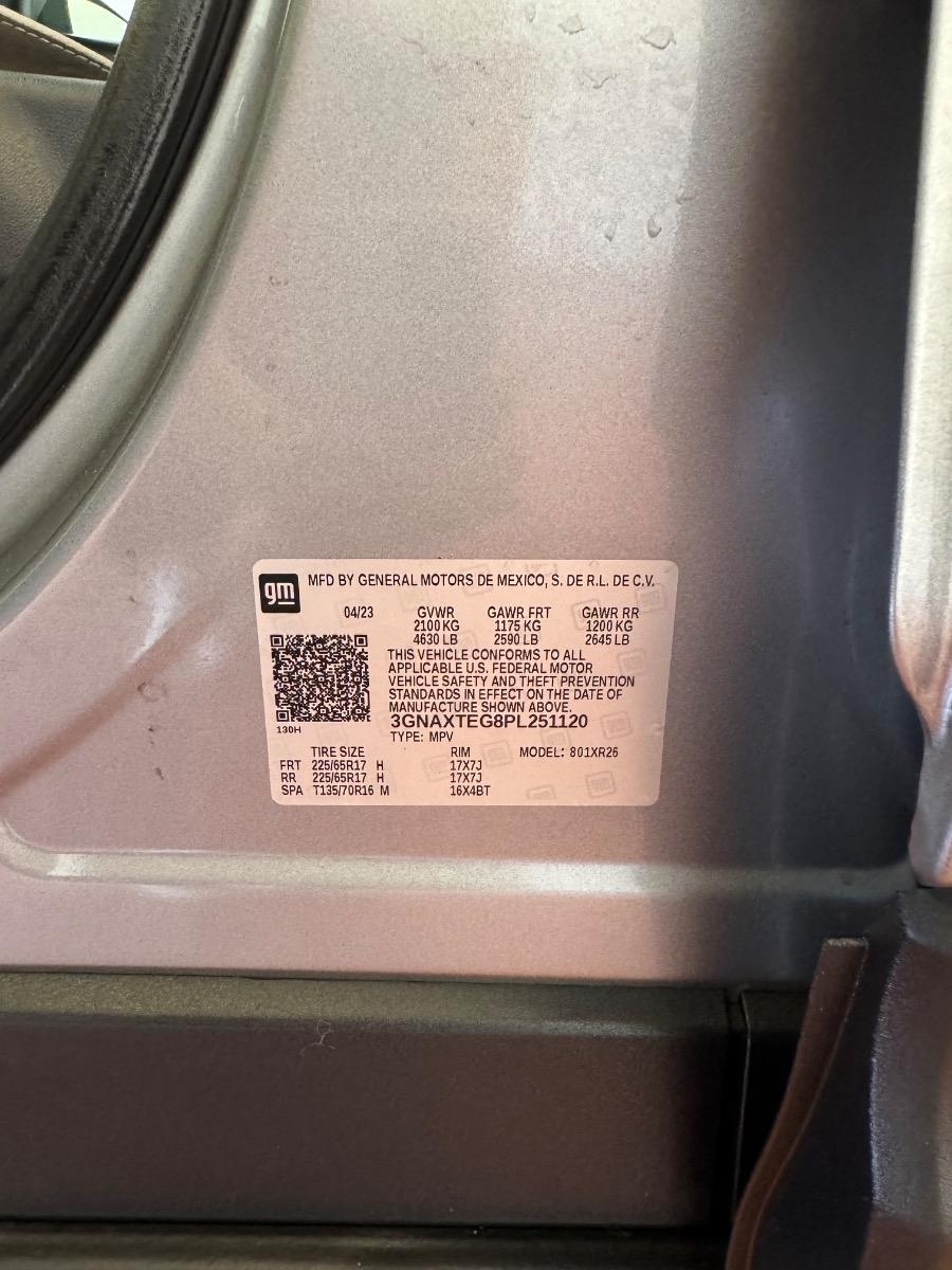 Chevrolet Equinox AWD 4dr LT w/2FL 2023