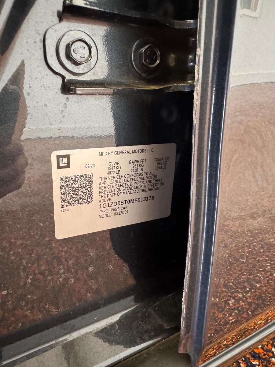 Chevrolet Malibu 4dr Sdn LT 2021