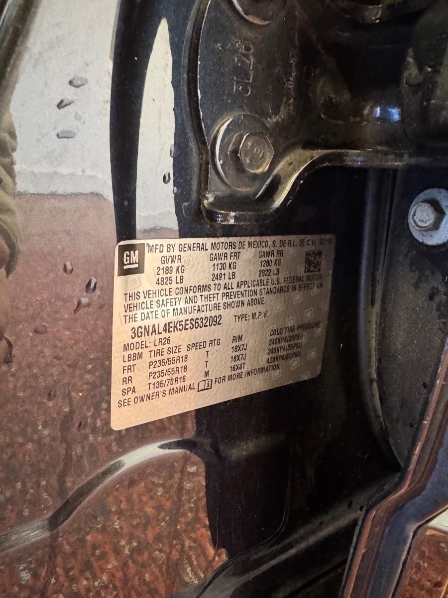 Chevrolet Captiva Sport Fleet FWD 4dr LTZ 2014