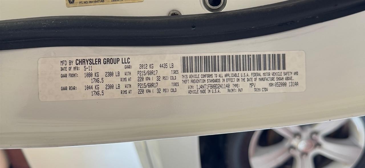 Jeep Compass FWD 4dr Latitude 2011