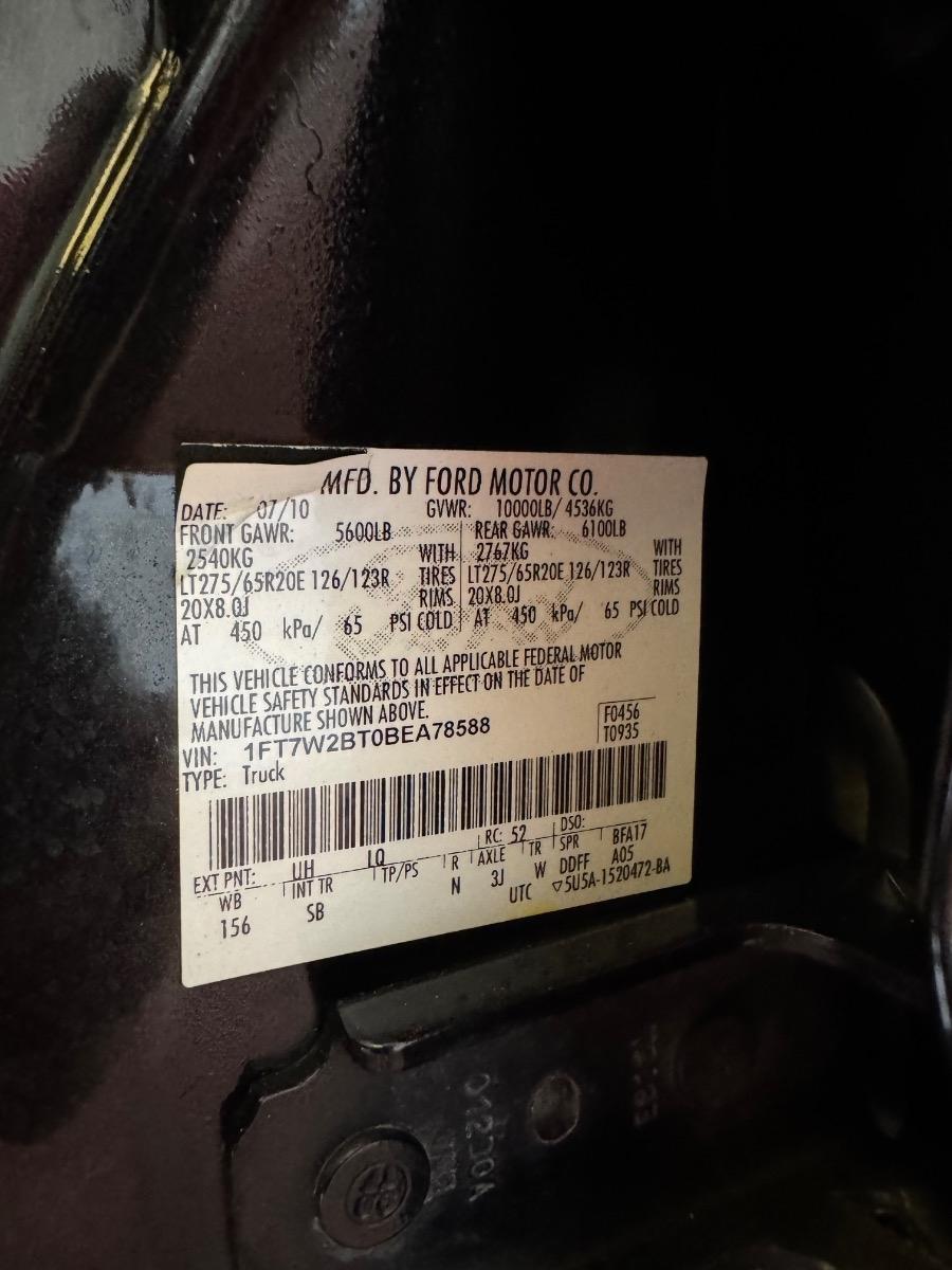 Ford Super Duty F-250 SRW 4WD Crew Cab 156" King Ranch 2011