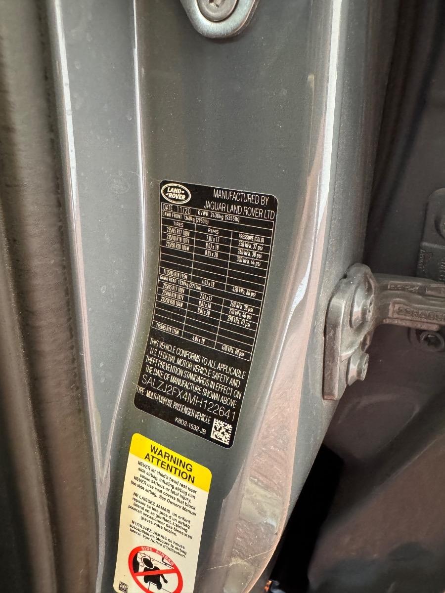 Land Rover Range Rover Evoque S AWD 2021