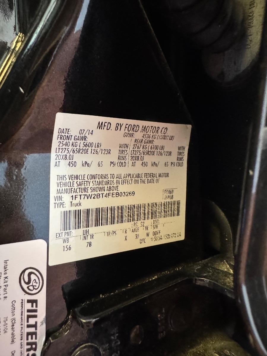 Ford Super Duty F-250 SRW 4WD Crew Cab 156" Platinum 2015