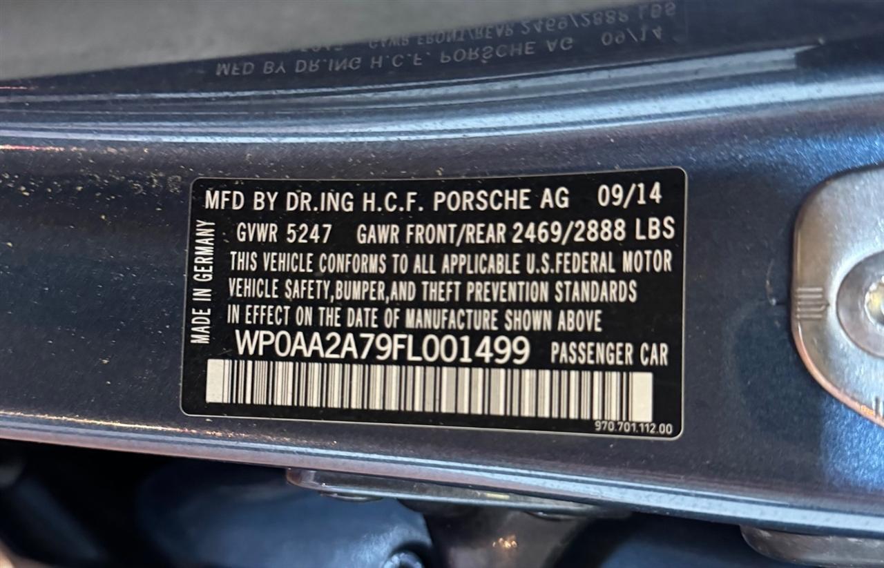 Porsche Panamera 4dr HB 4 2015