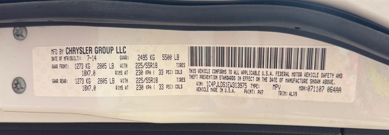 Jeep Cherokee FWD 4dr Limited 2014