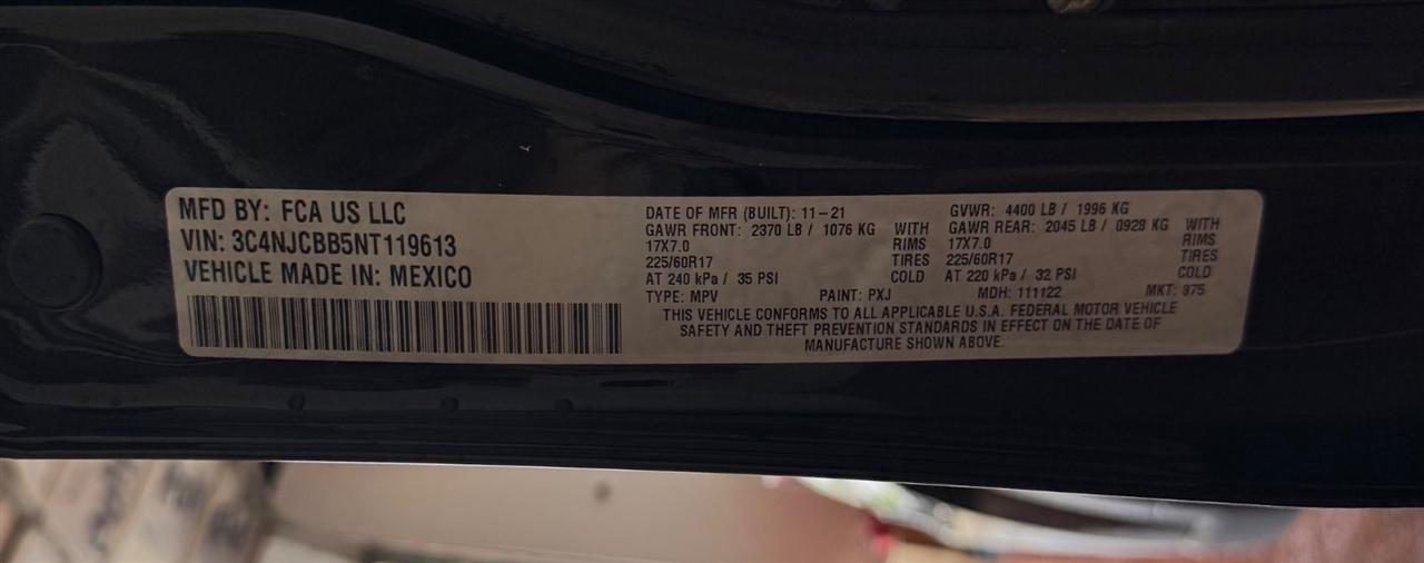 Jeep Compass Latitude FWD 2022