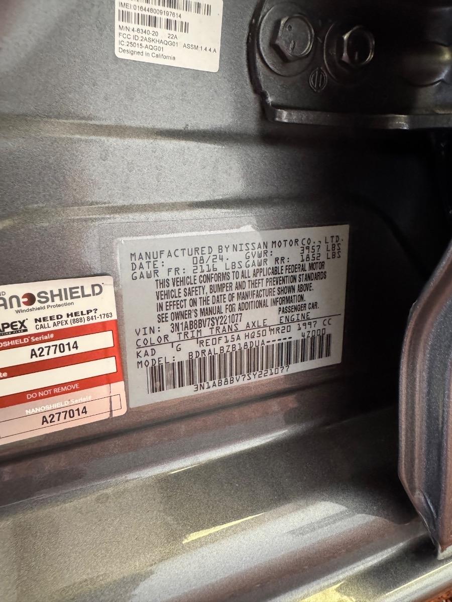 Nissan Sentra S CVT 2025
