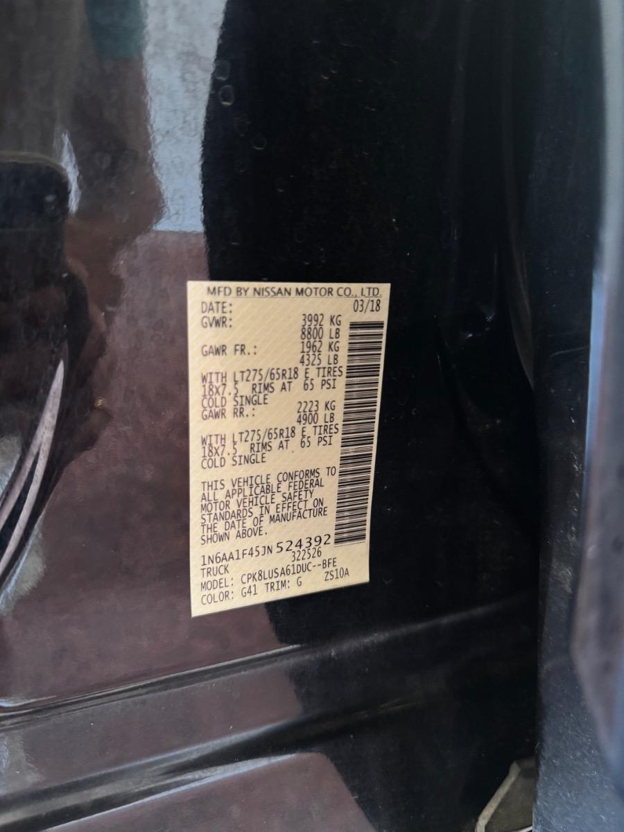 Nissan Titan XD 4x4 Gas Crew Cab PRO-4X 2018