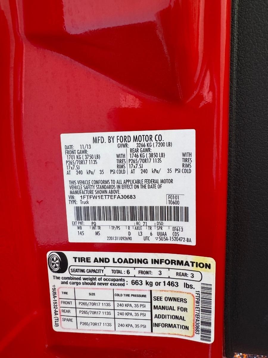 Ford F-150 4WD SuperCrew 145" King Ranch 2014