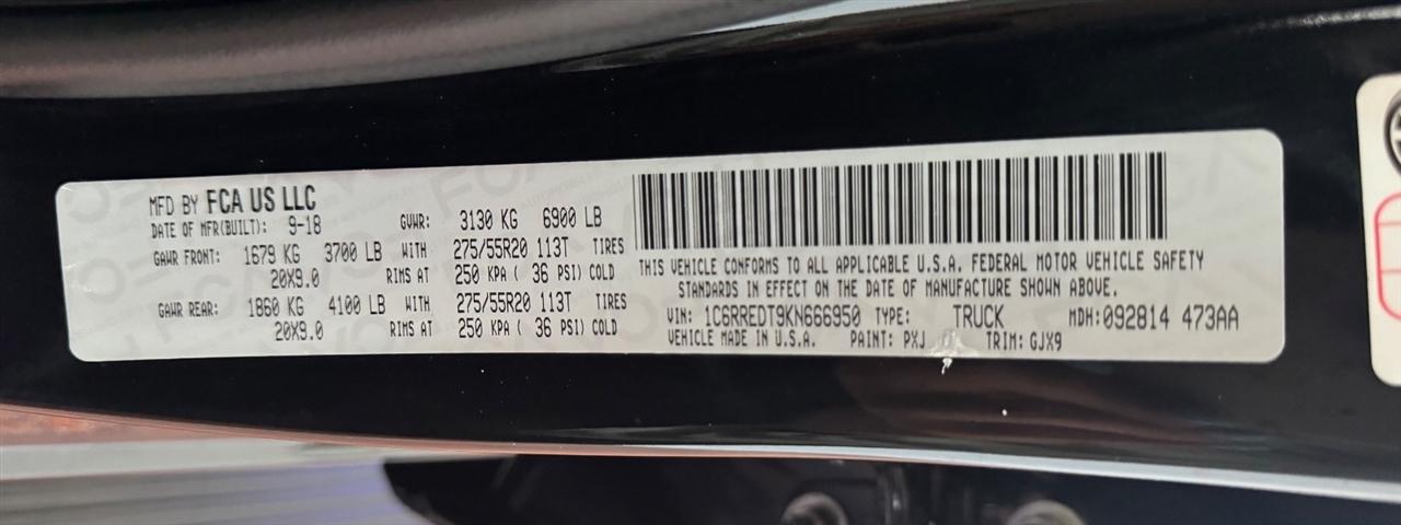 RAM 1500 Laramie 4x2 Quad Cab 6'4" Box 2019