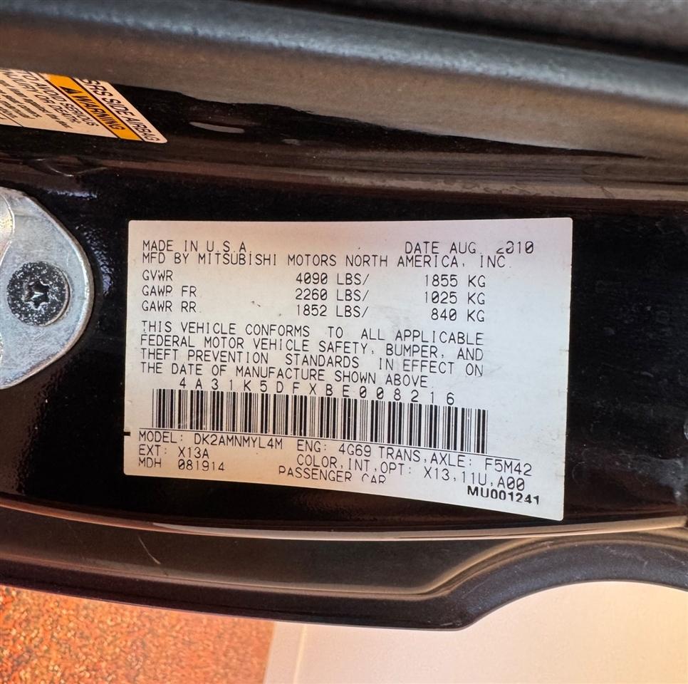 Mitsubishi Eclipse 3dr Cpe Man GS 2011