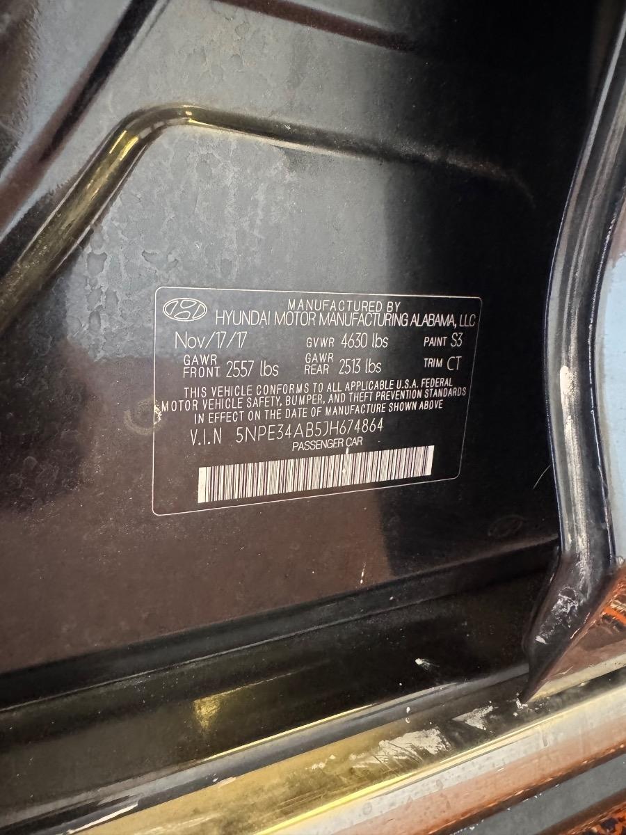 Hyundai Sonata Sport 2.0T *Ltd Avail* 2018