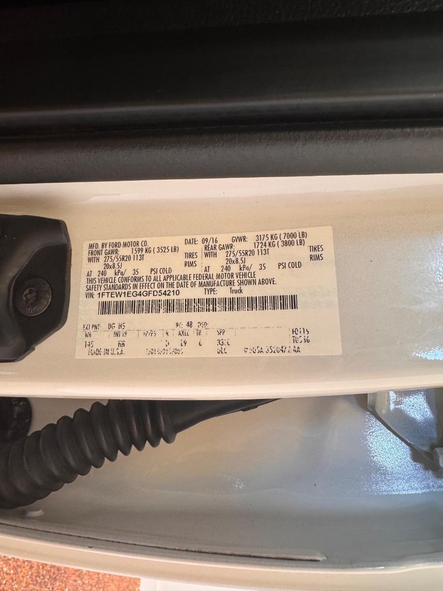 Ford F-150 4WD SuperCrew 145" XLT 2016