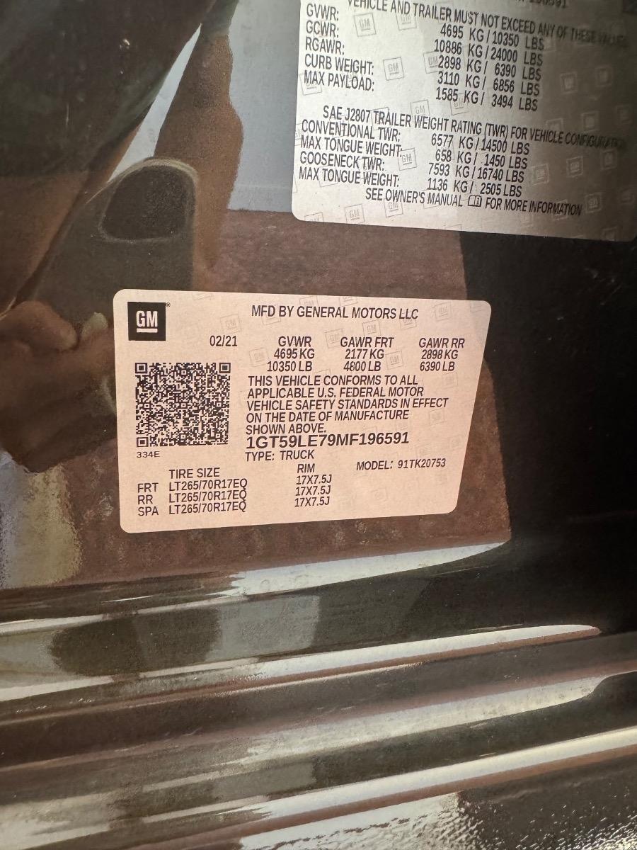 GMC Sierra 2500HD 4WD Double Cab 149" 2021