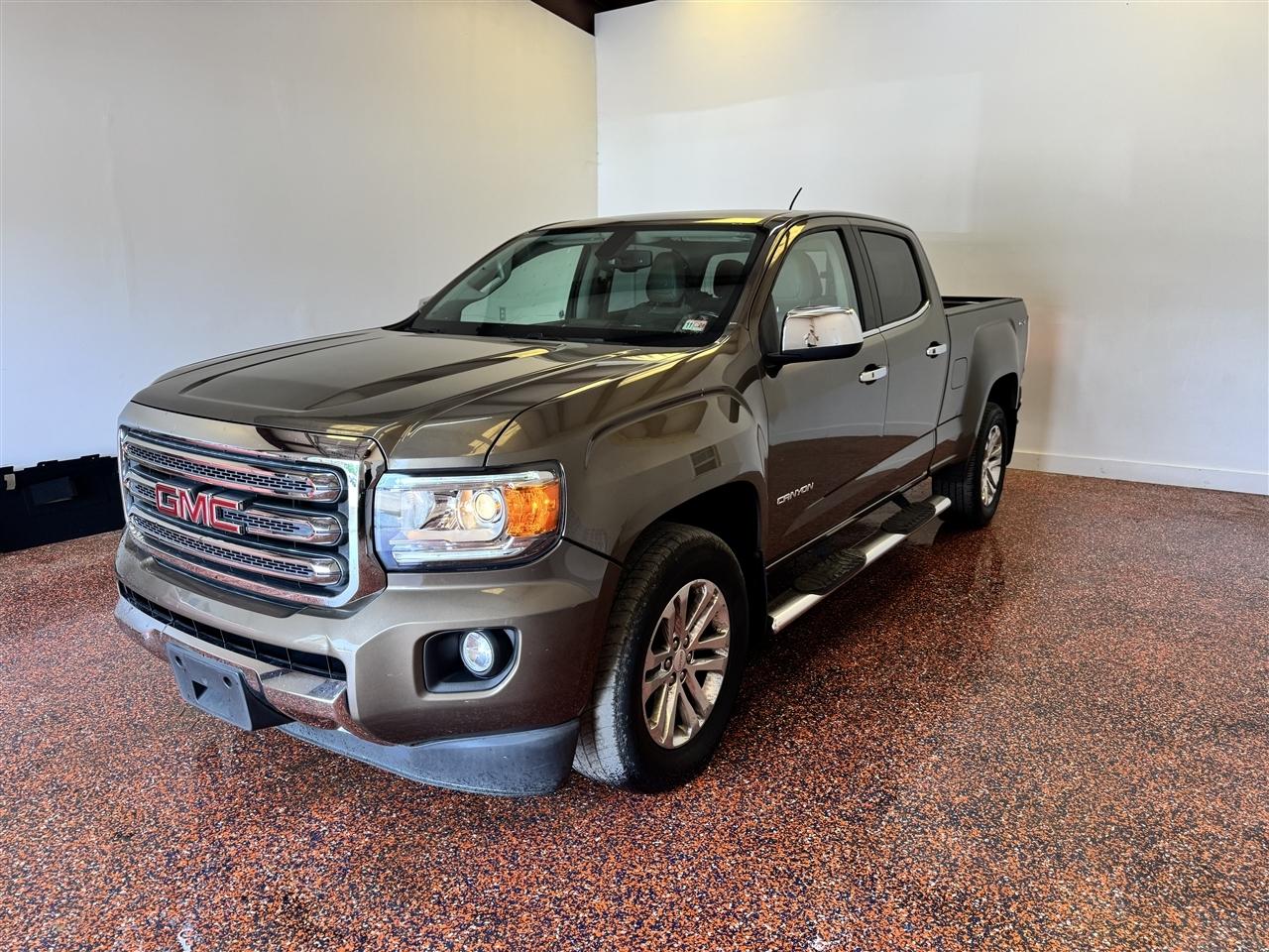 Brown 2016 GMC Canyon Pickup Truck Four-Wheel Drive Automatic