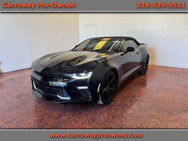 Black 2016 Chevrolet Camaro Convertible Rear-Wheel Drive Automatic