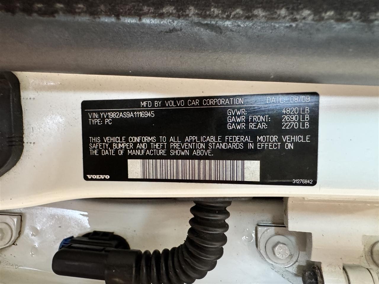 Volvo S80 4dr Sdn I6 FWD 2010