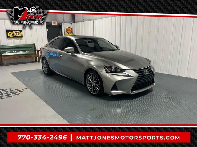 Silver 2017 Lexus IS 200t RWD Sedan Rear-Wheel Drive Automatic