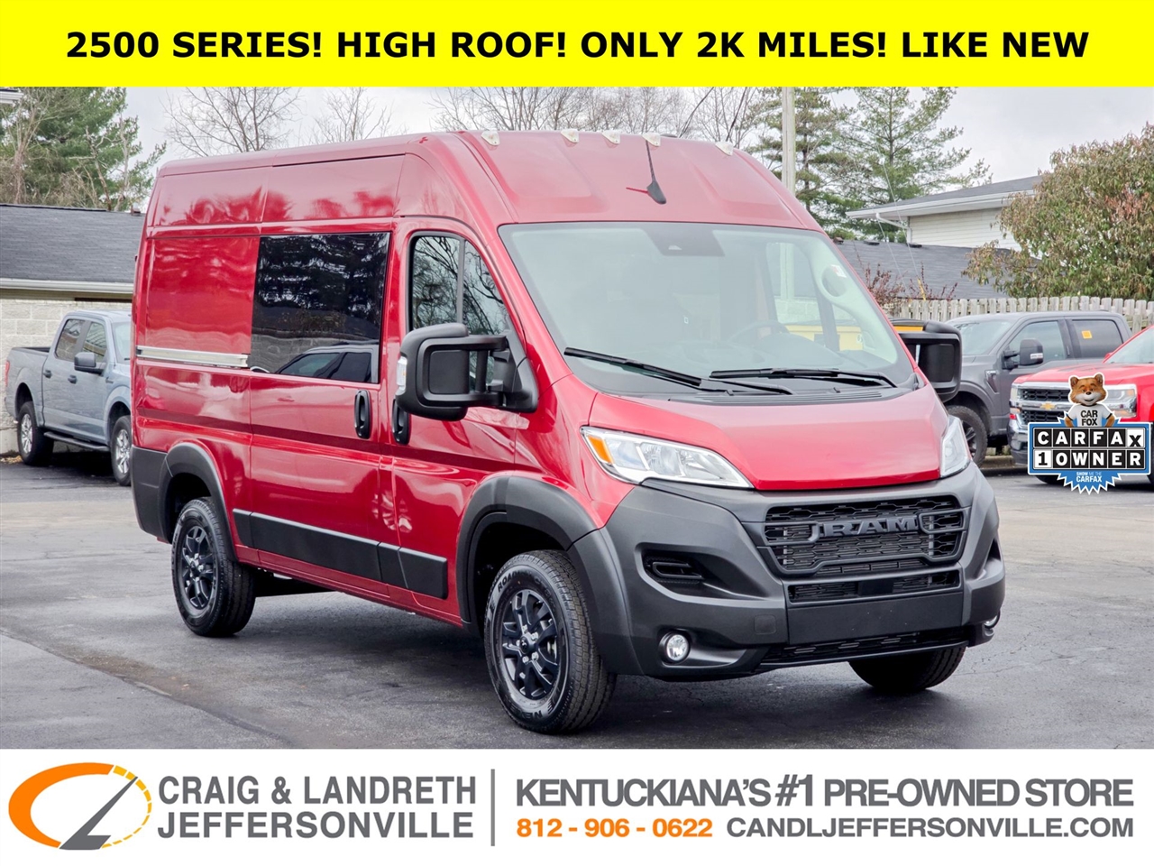 2023 RAM ProMaster Cargo Van High Roof