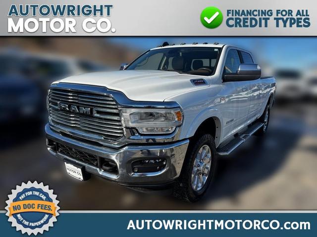 White 2022 RAM 2500 Laramie Crew Cab 4WD Pickup Truck Four-Wheel Drive Automatic