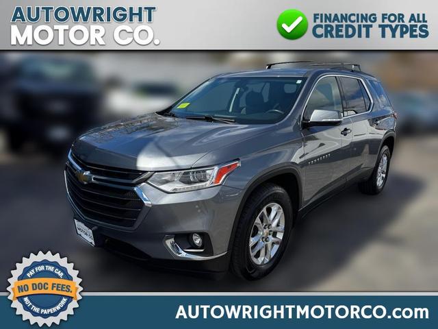 Gray 2019 Chevrolet Traverse LT Cloth AWD SUV / Crossover Four-Wheel Drive Automatic