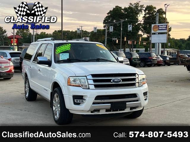 White 2015 Ford Expedition Platinum Max SUV / Crossover Automatic