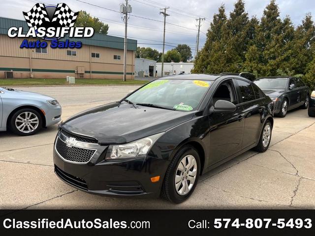 Black 2014 Chevrolet Cruze LS Sedan FWD Sedan Front-Wheel Drive Automatic