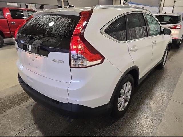White 2014 Honda CR-V EX-L AWD SUV / Crossover All-Wheel Drive Automatic