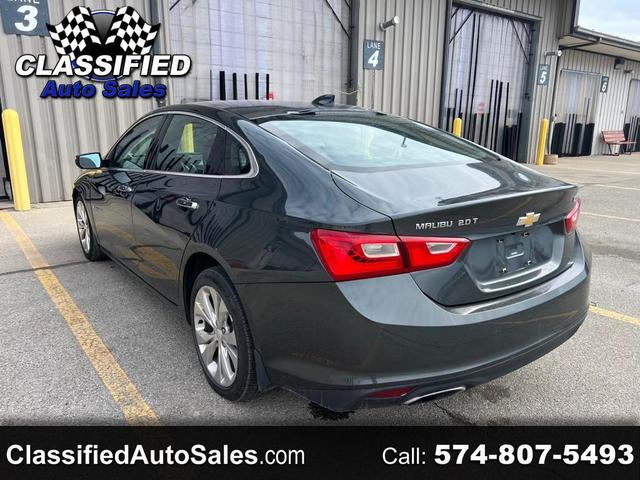 Gray 2017 Chevrolet Malibu Premier FWD Sedan Front-Wheel Drive Automatic