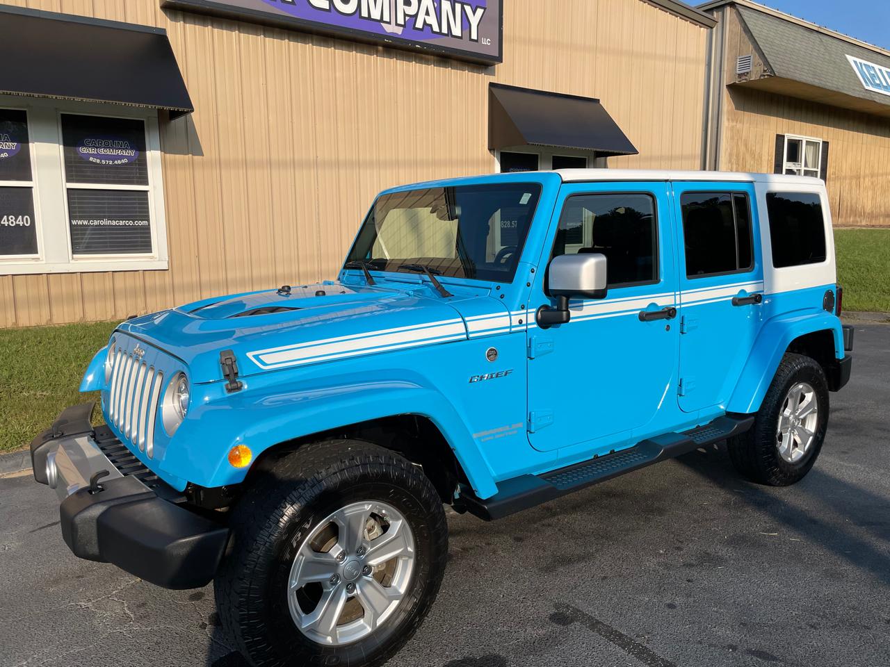 Used 2017 Jeep Wrangler Unlimited Sahara 4WD for Sale in Hudson NC